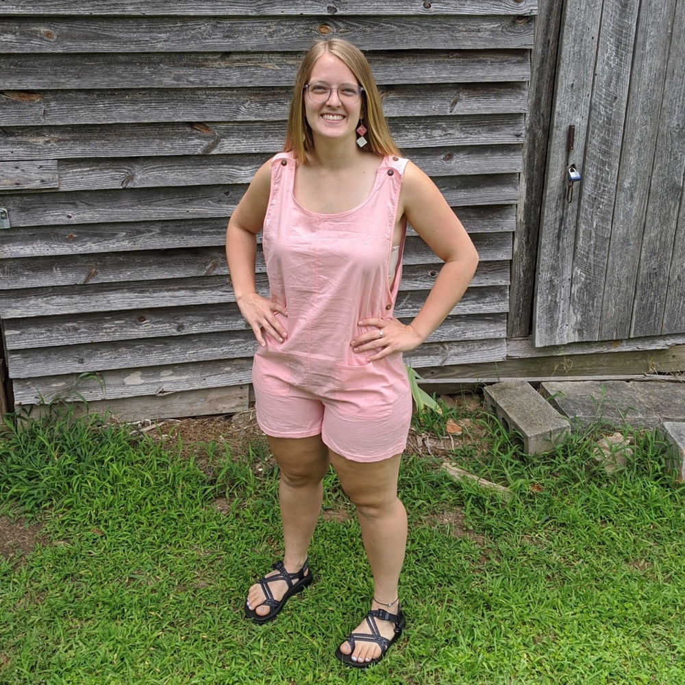 Romper light pink